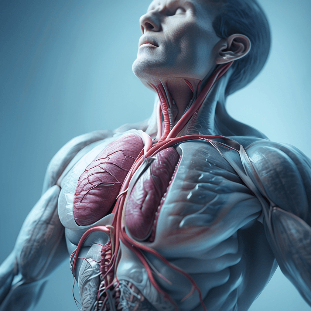 Sitting Disease: How Inactivity Harms Your Body & Mind 12 A detailed cross-sectional illustration highlighting reduced blood flow and muscle inactivity, emphasizing the scientific basis of Sitting Disease.