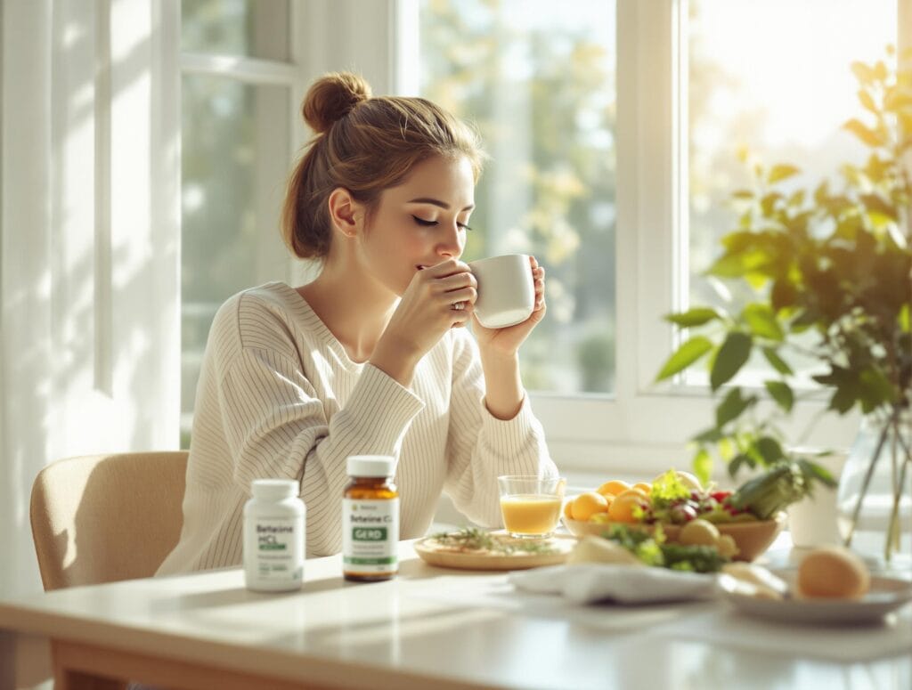 How to Treat GERD Naturally: A Science-Based Guide to Stomach Acid Balance 14 Managing GERD naturally involves Betaine HCl, gut-friendly foods, stress reduction, and mindful eating habits.